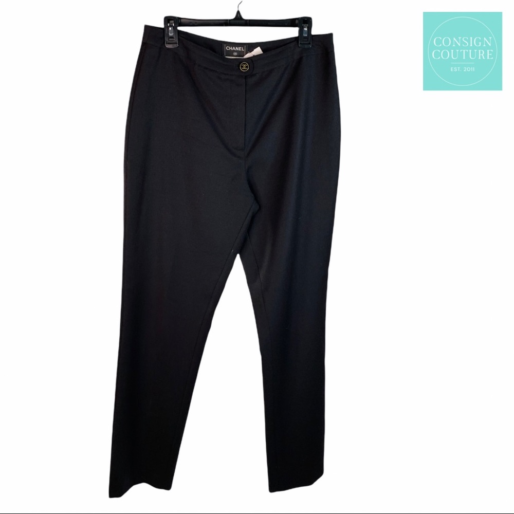 Vintage Chanel Wool Trousers